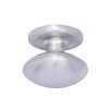 South Main Hardware Football Cabinet Knob, 1.38" Diameter, Satin Nickel, 25PK SH844-SN-25